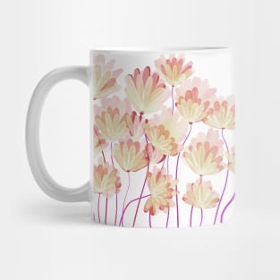 Delicate Abstract Flowers Mug